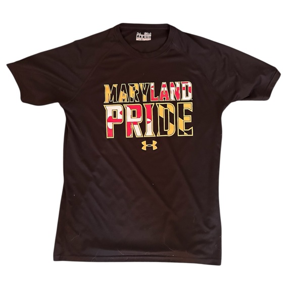 Under Armour Black Short Sleeve Maryland Pride Tee shirt - Picture 1 of 3